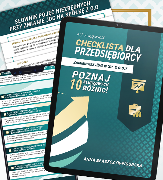 E-book Checklista dla Przedsiębiorcy – sprawdź, o czym musisz pamiętać, zanim przejdziesz na spółkę z o.o.